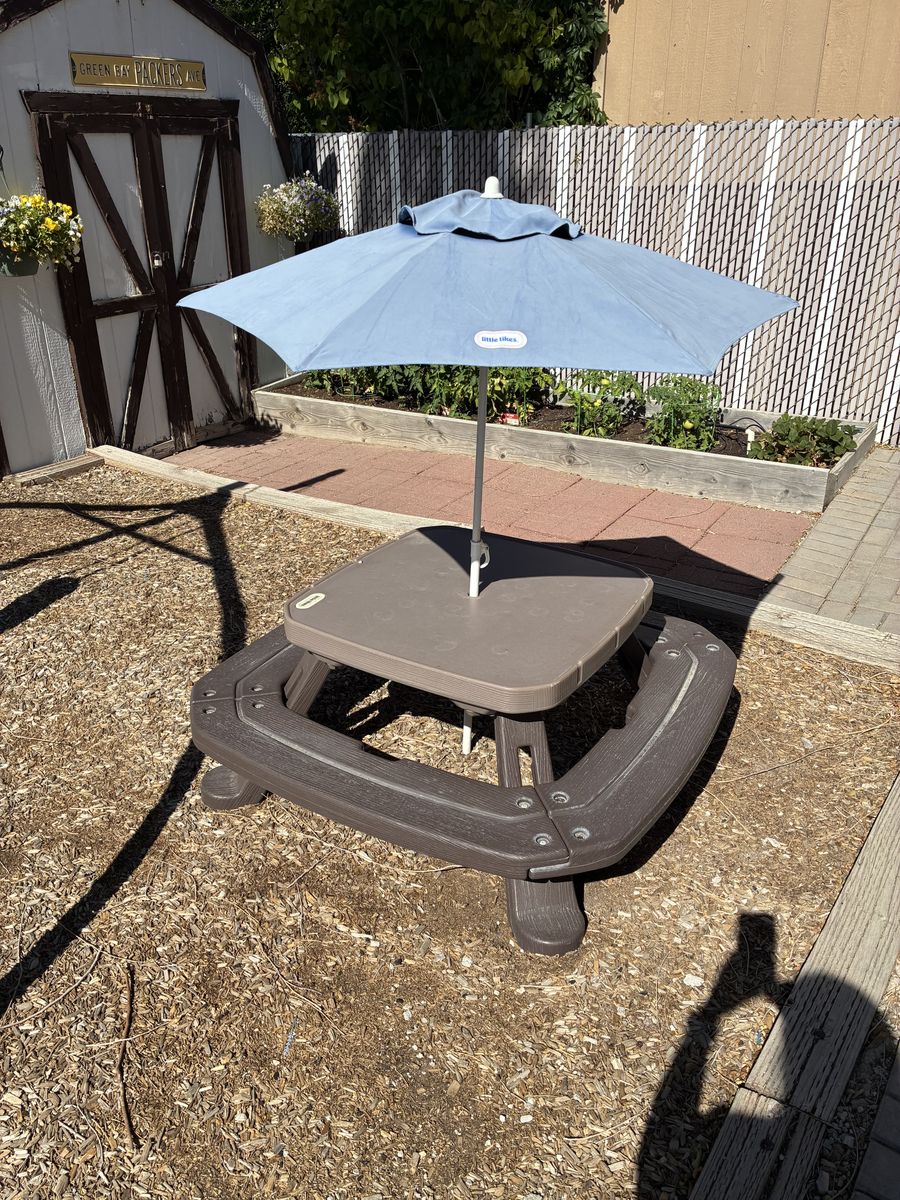 Little Tikes picnic table