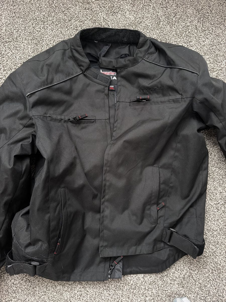 Tourmaster men’s motorcycle armor jacket coat 2XL