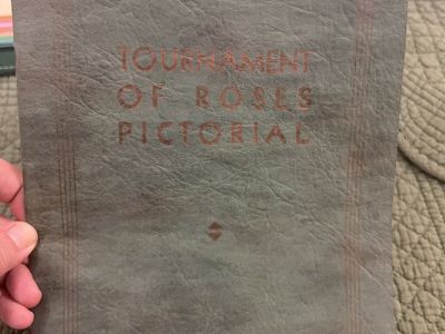 Souvenir program Tournament of Roses parade. 1934.