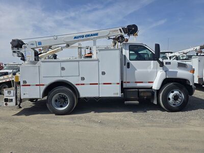 2007 GMC C6500 Service Truck 10k# Crane Air Comp