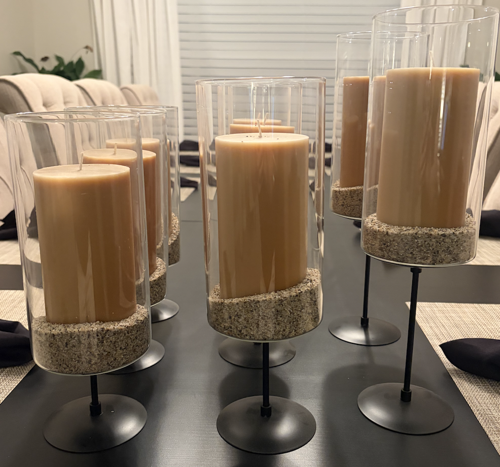 Butterscotch Colored Candles