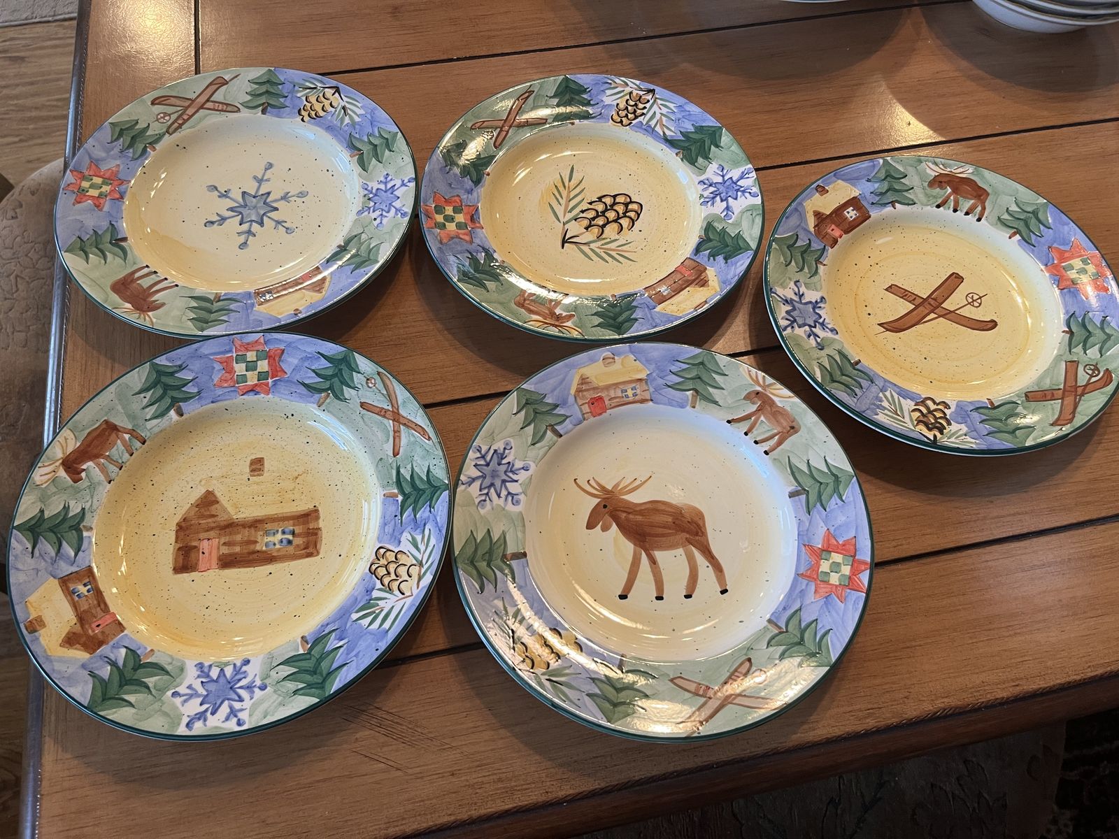 Themed dishes, flatware and placemats.