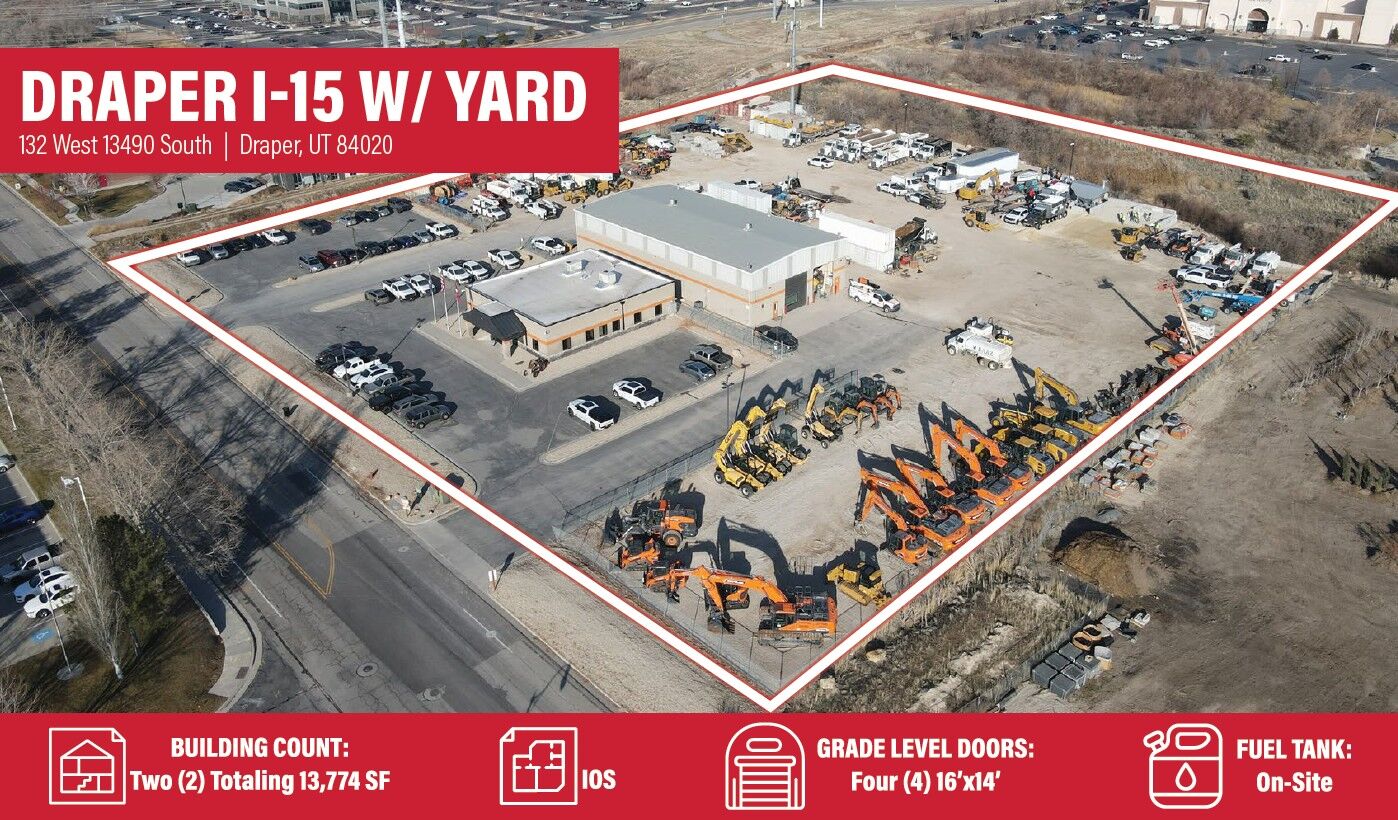 Draper I-15 W/ Yard - 13,774 SF - Draper, UT