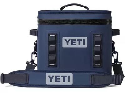 Yeti Hopper Flip 12 Soft Cooler - Navy Blue, Portable, Leakproof, 12 Can Capacity