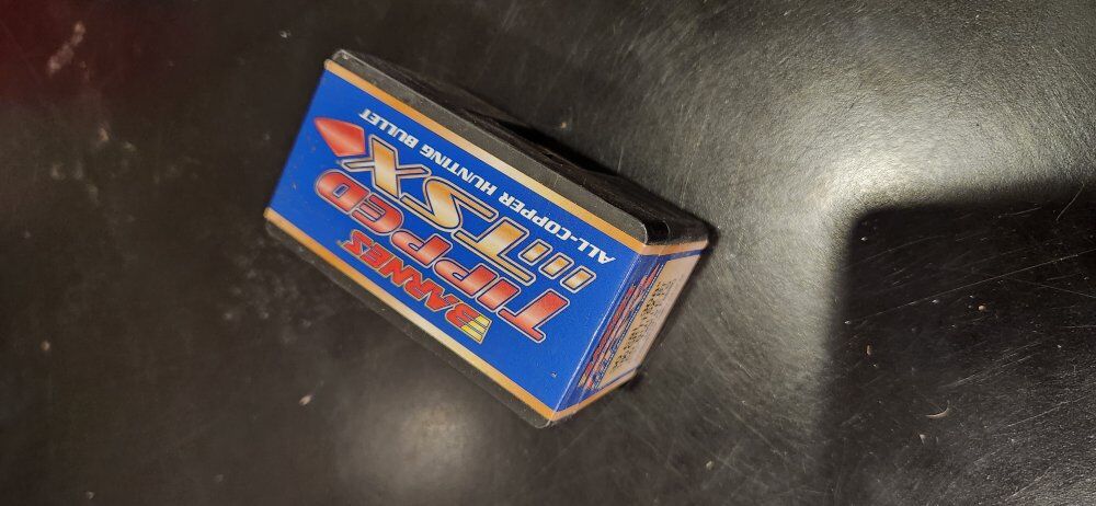 New/unopened box of Barnes TTSX 30 caliber/.308, 180gr, 50 qty, #30372