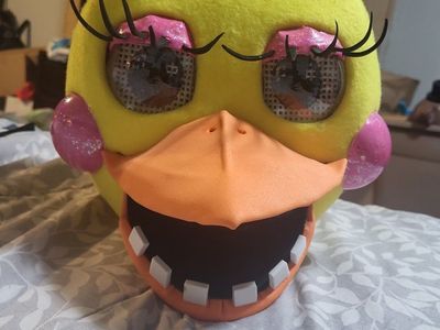 Custom Toy Chica Cosplay Mask Head FNAF Mascot