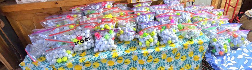 Golf balls, like new