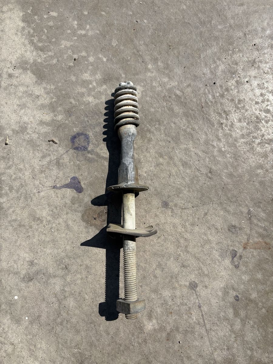 Used Vehicle Suspension Bolt Assembly with Spring and Washerinsulator Pin Assemblies. 