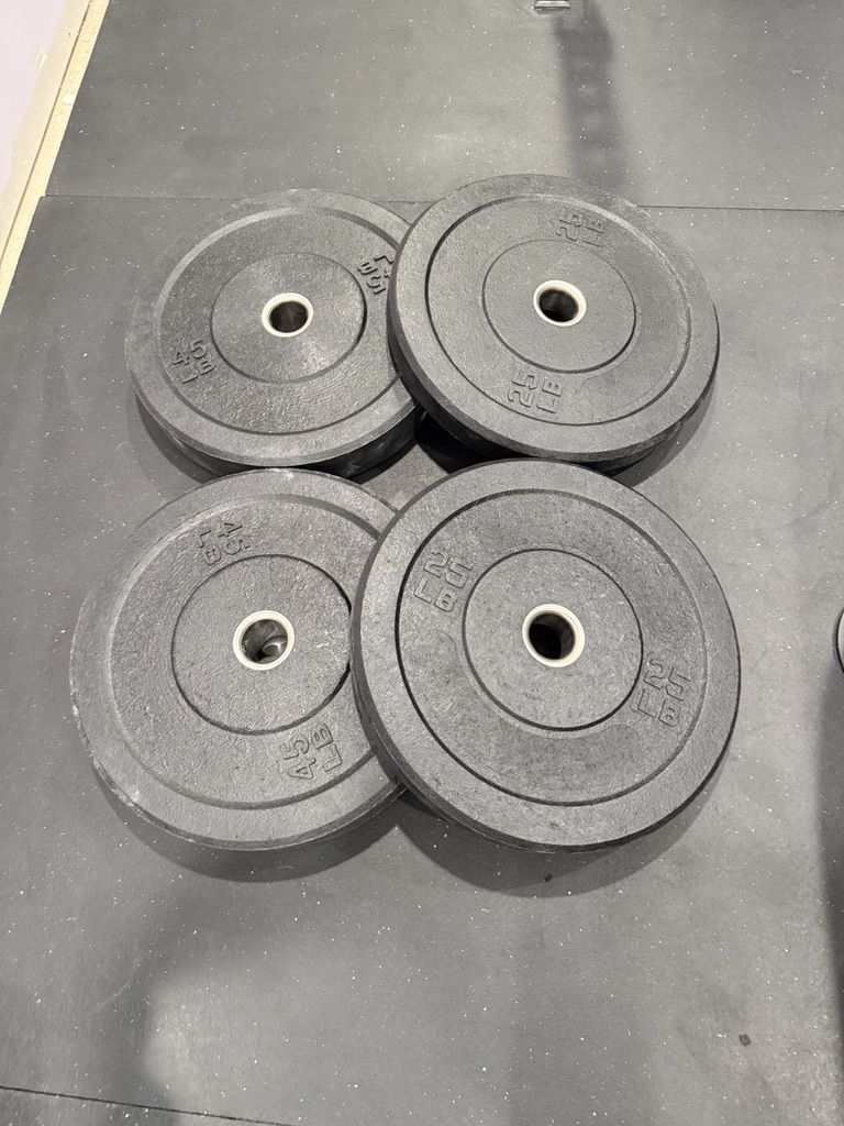 Barbell Crumb Plates (45/25lb pairs)