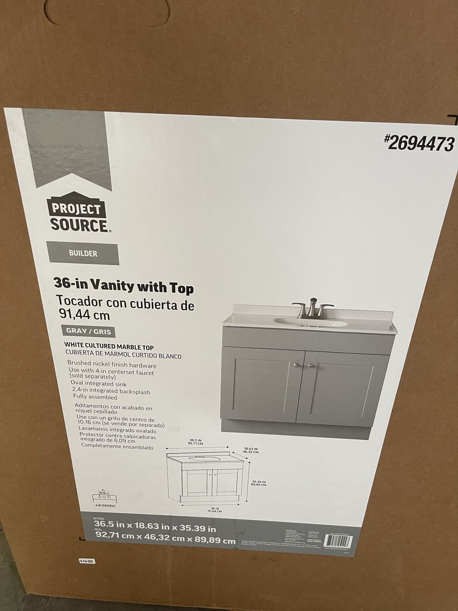 36 Vanity With Countertop/Sink