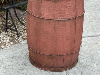 Small Wooden Barrel
