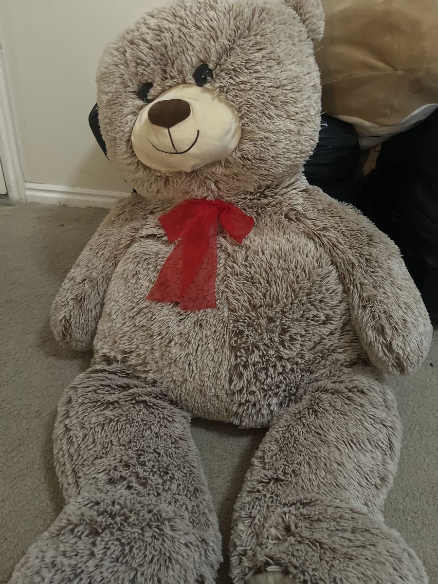 Large 43” Light Brown Teddy Bear – Soft & Cuddly