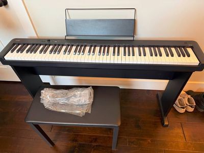 Casio CDP-S90 88-key Digital Piano/ keyboard Bundle.