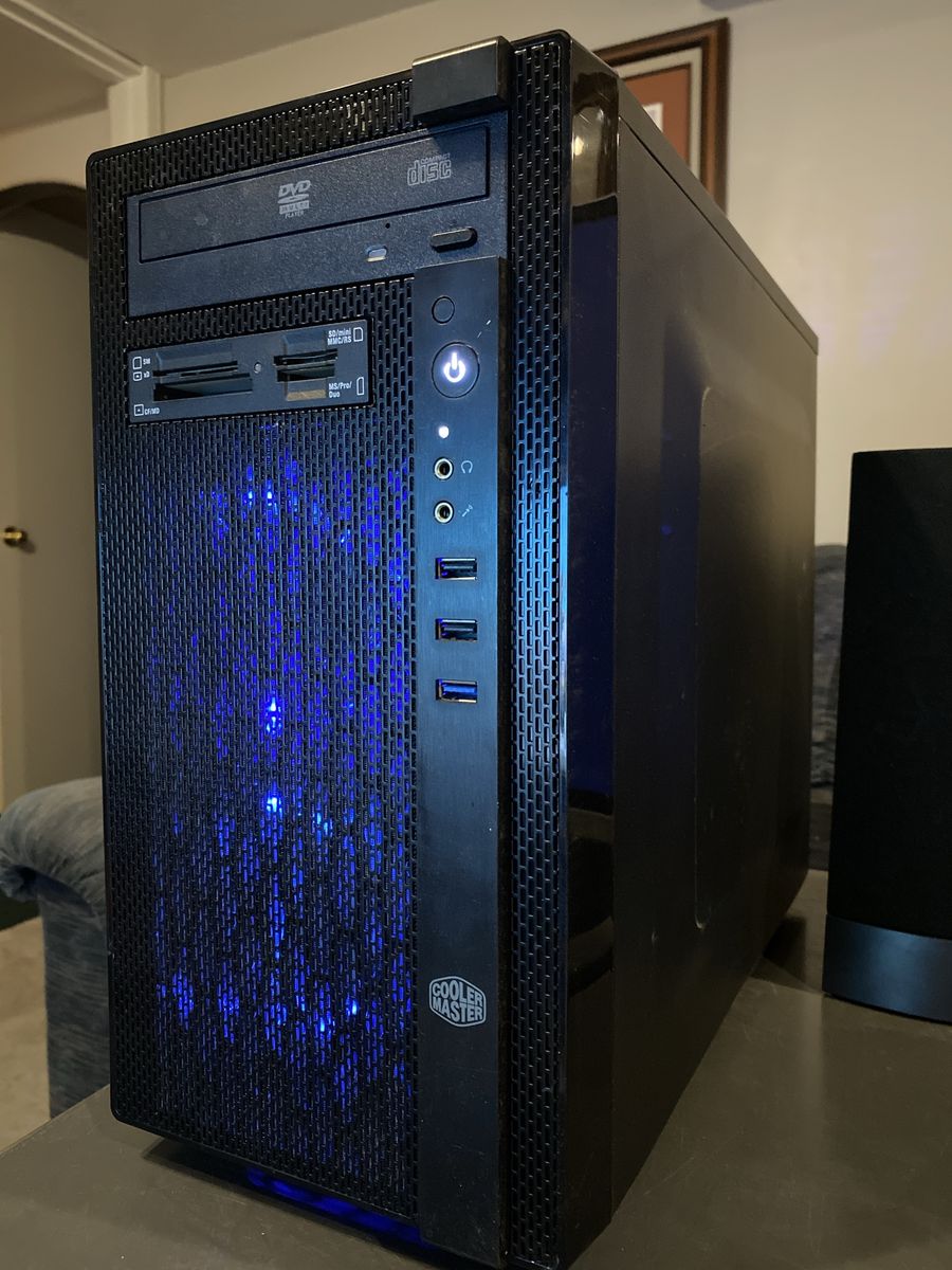 HP Desktop PC with Cooler Master Case, 16GB RAM, GTX 550 Ti, 1TB HDD