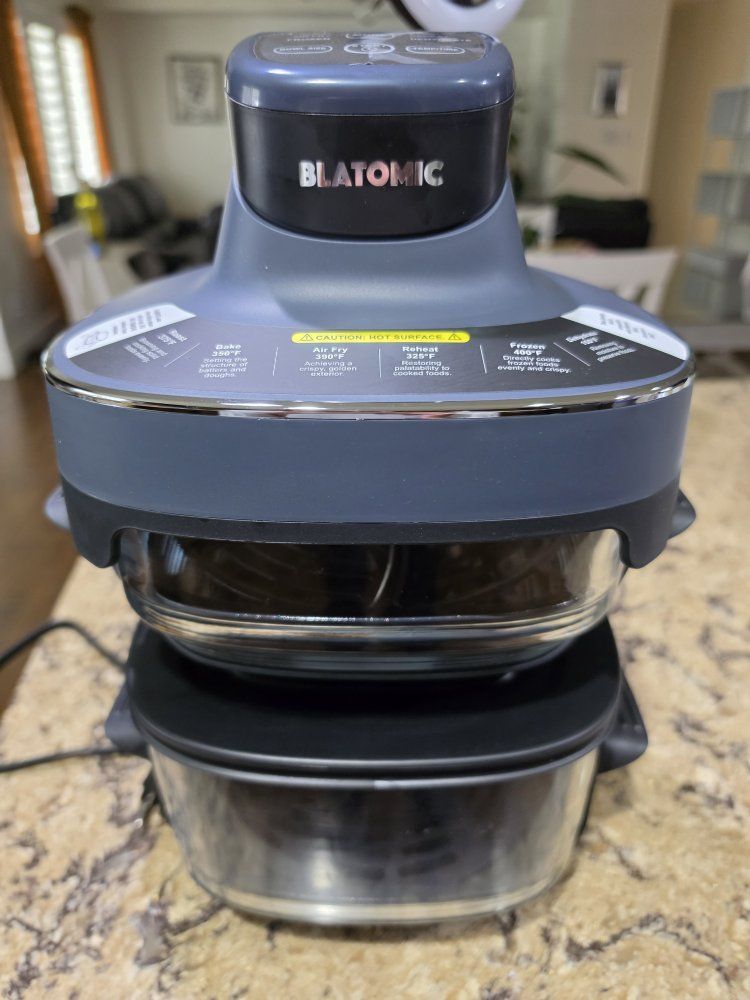 like new GLASS air fryer