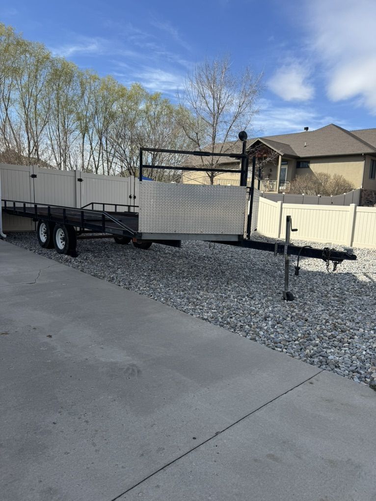 8'x23' ATV Trailer With Back Ramps
