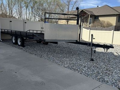 8'x23' ATV Trailer With Back Ramps