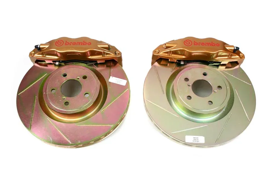 Brembo OE STI Gold Front Brake Kit Subaru WRX 2002-2014 WRXSTI STI Brembo 1E5.6002A4