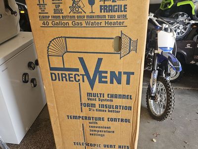 40 gallon direct vent water heater