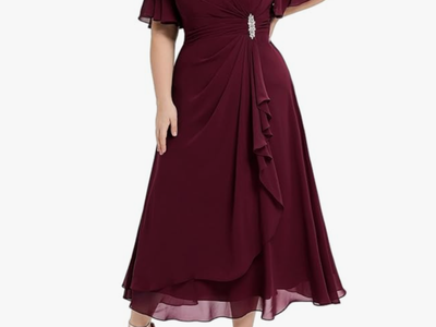 Wedding outfit — Mother of the bride/groom dress + heels (sell together or separately)