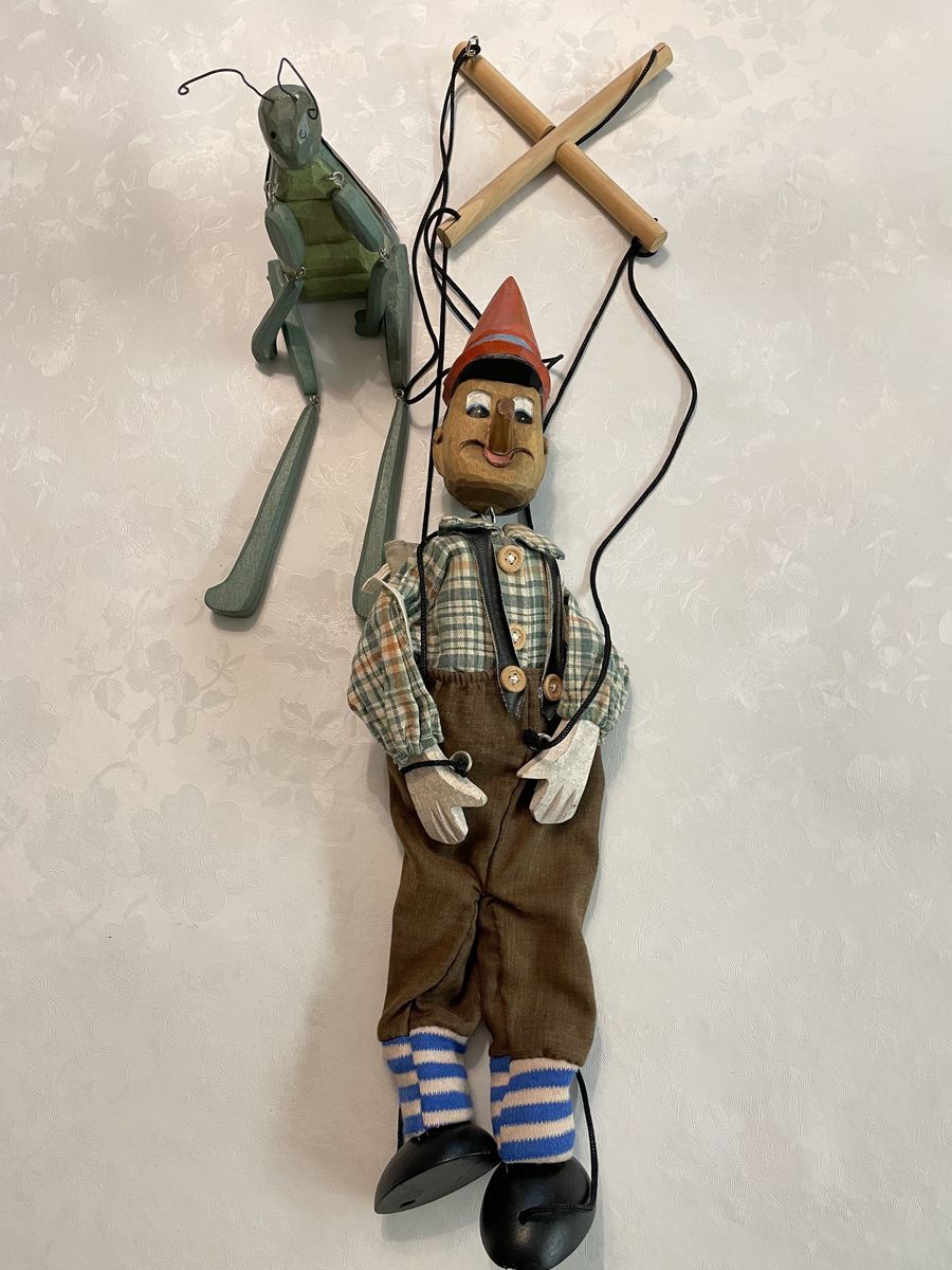 Marionette - Pinocchio & Jiminy Cricket