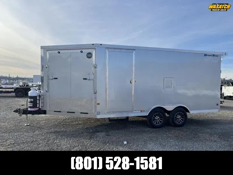2026 Wells Cargo 8.5x22 Sport Trac Snowmobile Trai