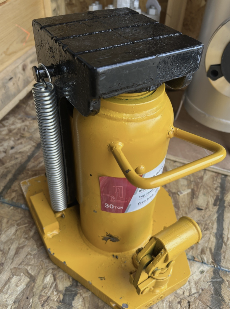 30 Ton Hydraulic Toe Jack for Machinery Manual Hand Pump Air Hydraulic Operation