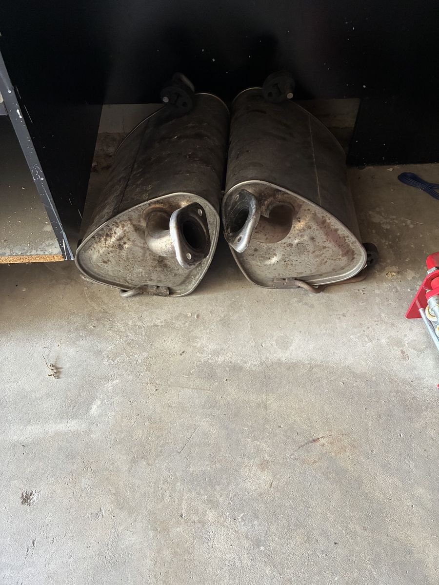 Stock Mufflers 2018 Subaru WRX Base