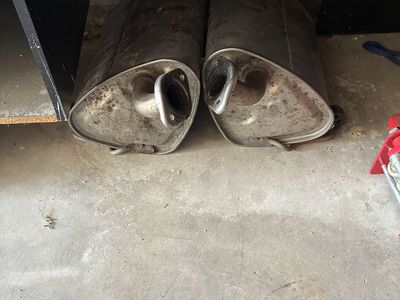 Stock Mufflers 2018 Subaru WRX Base