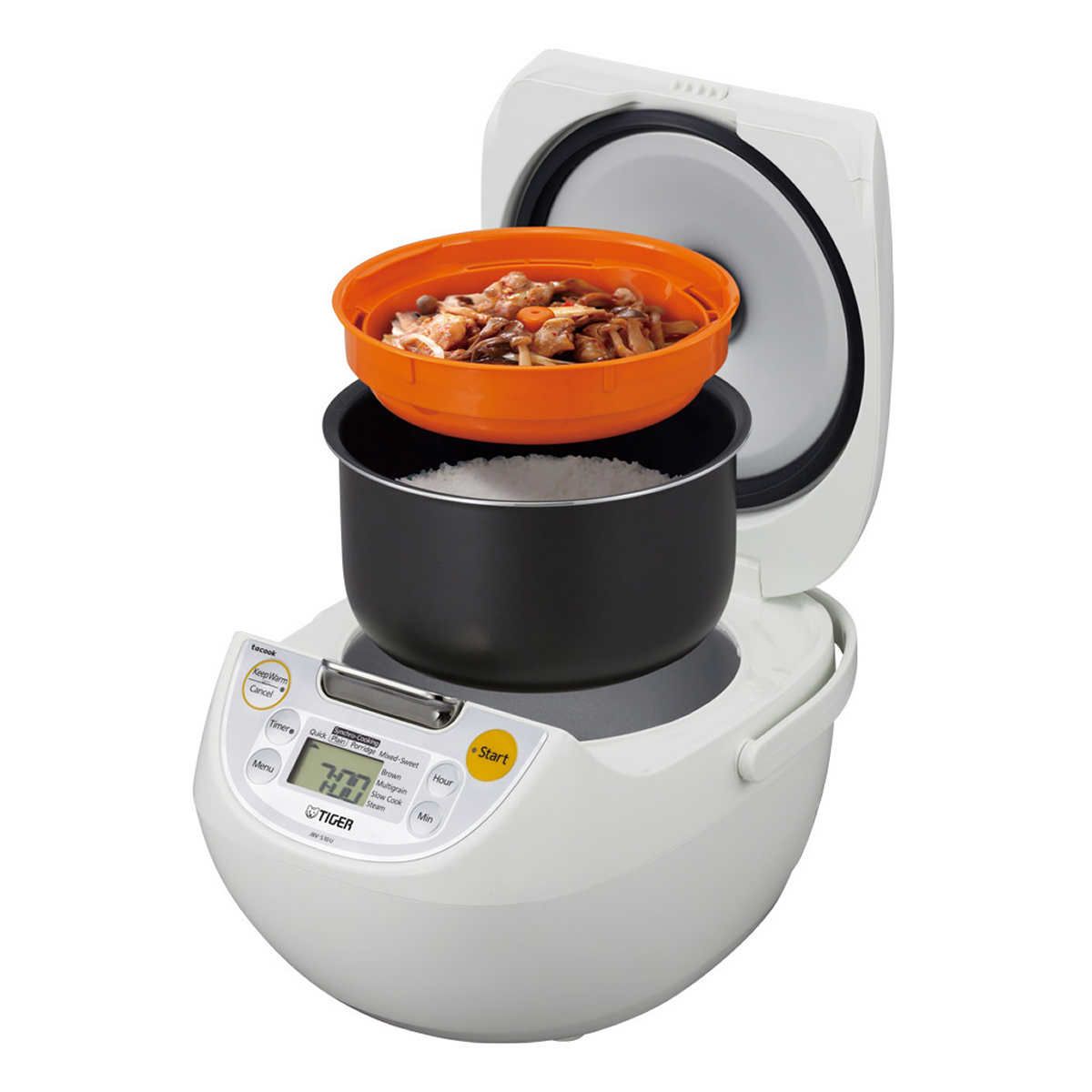 Tiger 5.5-Cup Micom Rice Cooker and Warmer JBV-S10U 1081890 #90331
