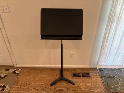 Black Manhasset #5001 Double Lip Music Stand