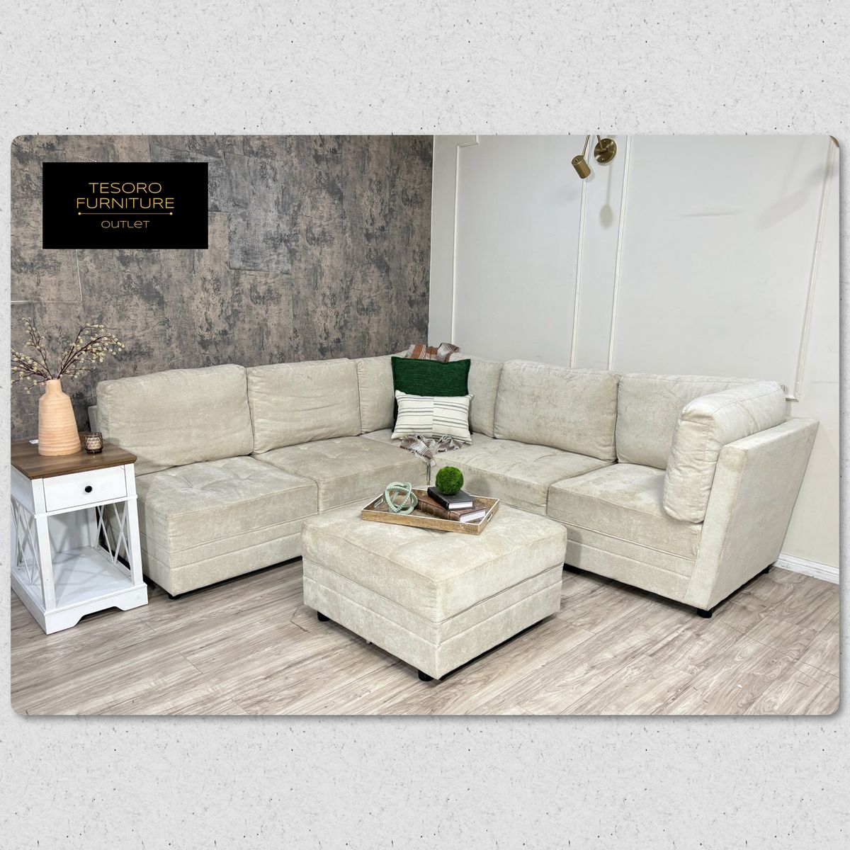 ABBYSON MODULAR SECTIONAL WE OFFER DELIVERY