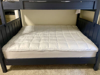 **BRAND NEW** Queen Mattress - with down pillow topper **NEVER USED**