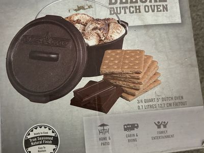 Camp chef 3/4 quart Dutch oven new in box