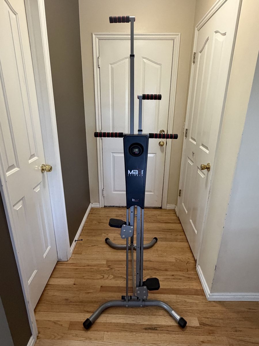 Maxi Climber Vertical Climber Exercise Machine - Full Body Cardio, Digital Display, Foldable
