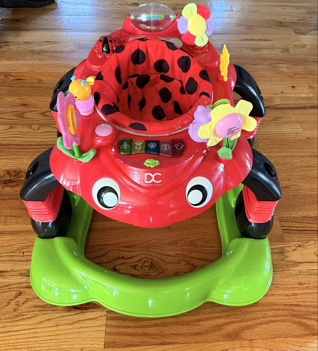 Delta Children Lil' Play Station II 3-in-1 Activity Walker - Ladybug