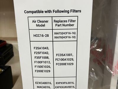 Air Filters 16x25x5 MERV 16