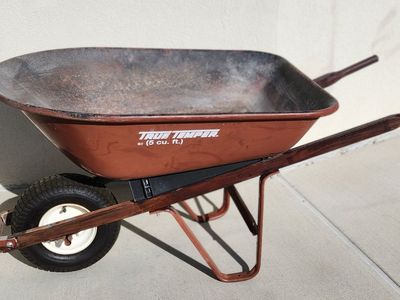 5 Cubic Foot ‘Used” Wheel Barrel