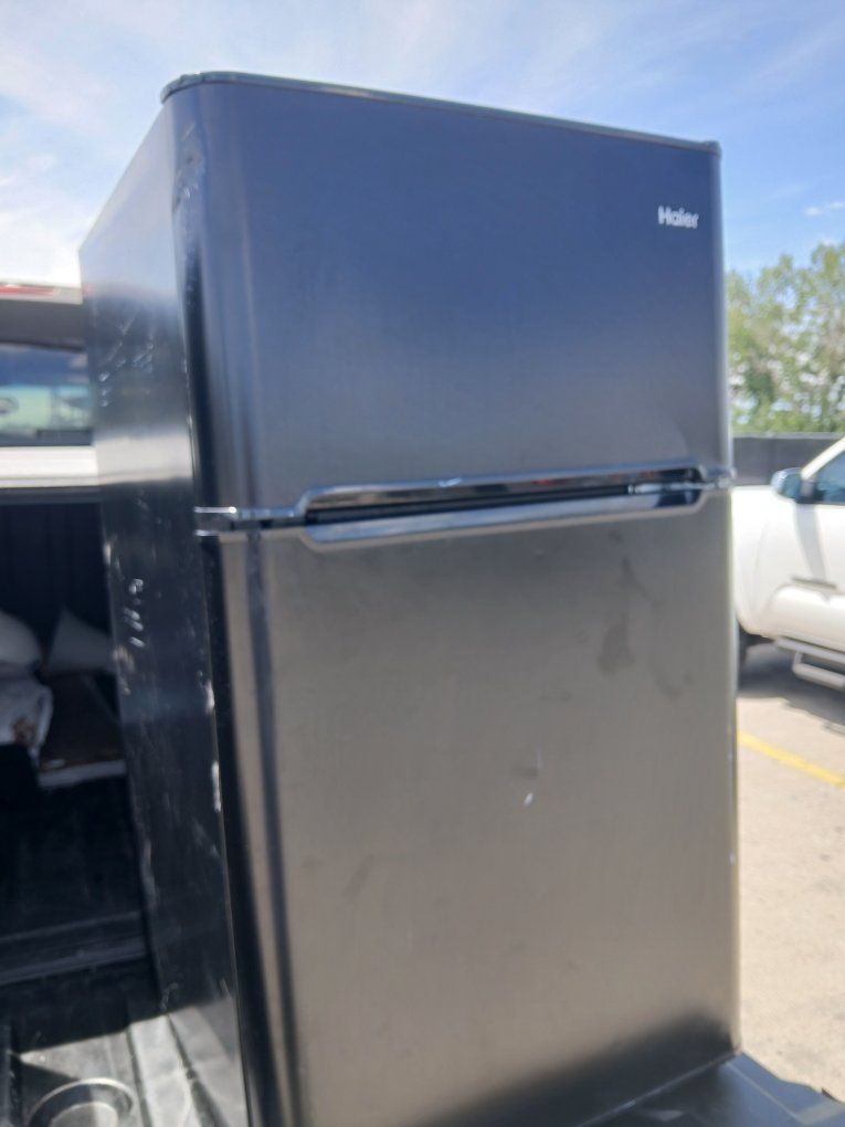 Hisense Mini Fridge/Compact Refrigerator - Silver & Black, Great for Dorms/Offices or best offer