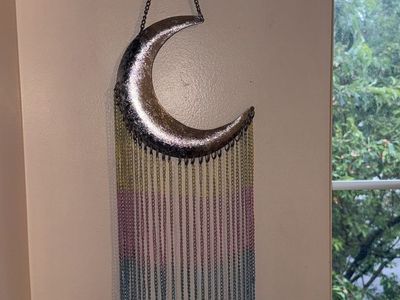 Metal Crescent Moon Wall Art