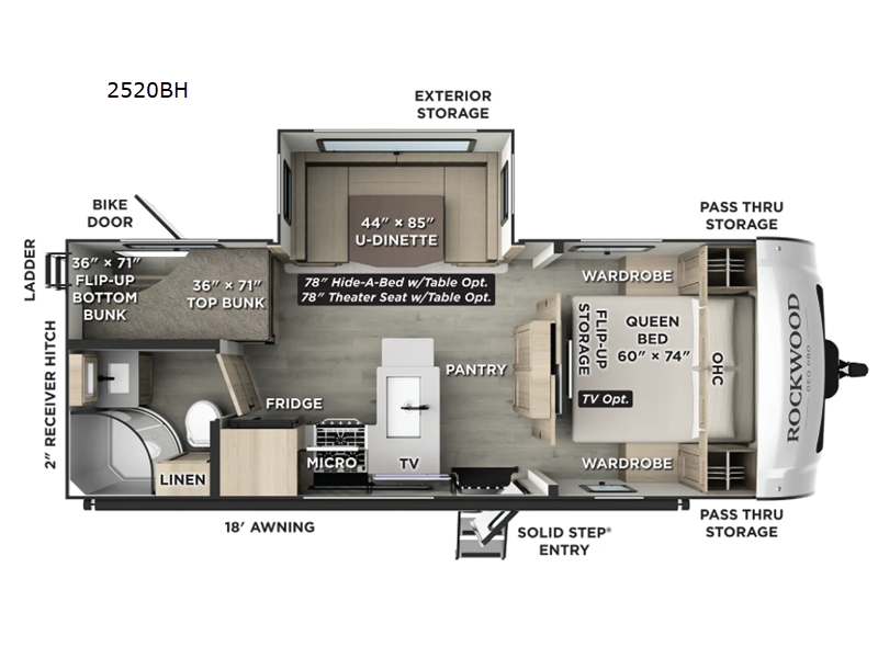 2026 Rockwood Mini Lite 2520BH
