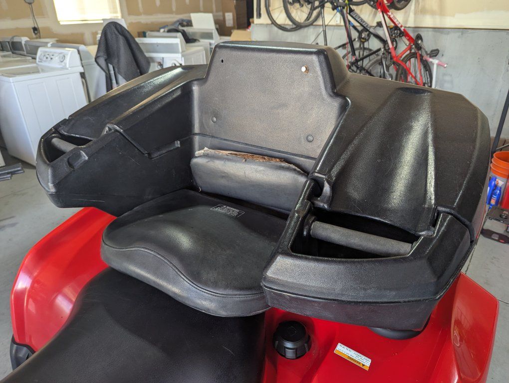 ATV Quad rear trunk with seat