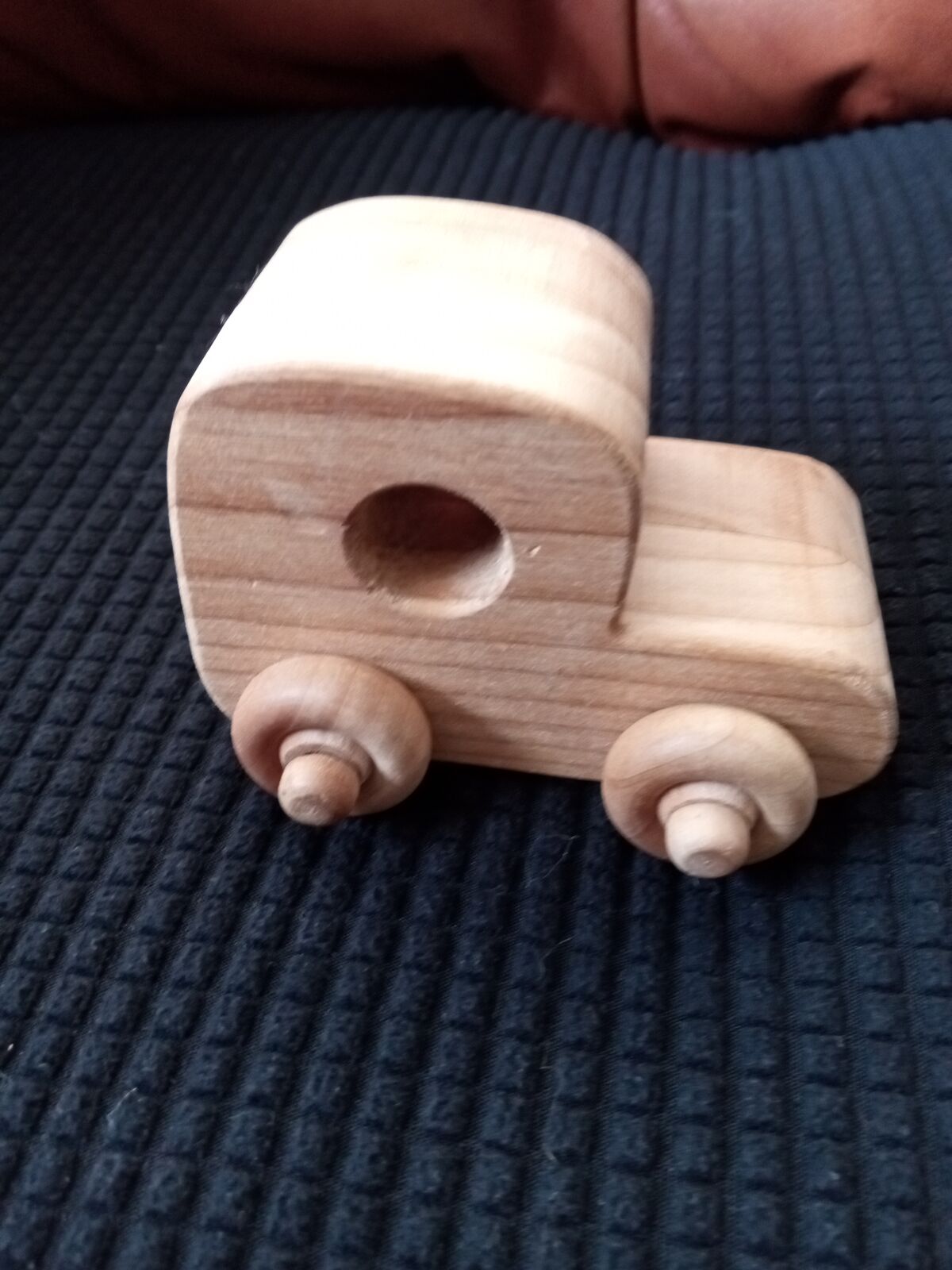 Wooden car toy the happy factory