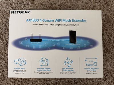NETGEAR AX1800 4-Stream WiFi Mesh Extender