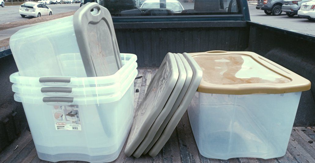 plastic totes