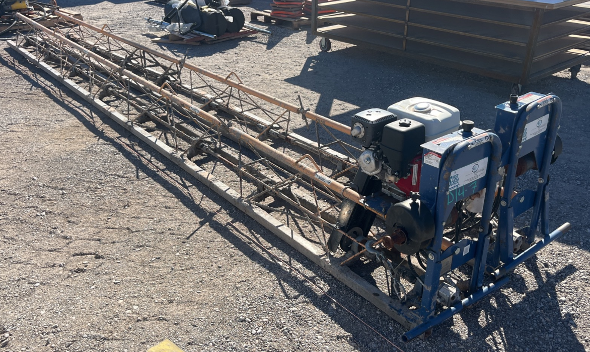 40" Hydraulic Truss Concrete Screed System Dual Winch Honda GX270 Commercial Contractor Unit