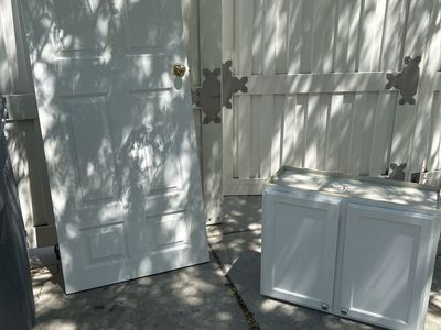 Free - Upper cabinet and Interior Door - Used, Good Condition