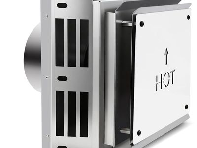 Direct Vent Horizontal Square Termination Cap