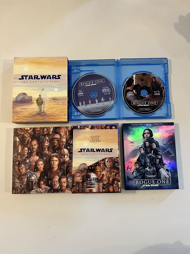 Complete Star Wars 1-6 and Rough One