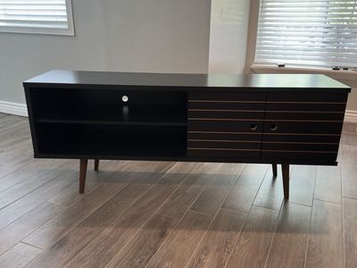 63” media console cabinet